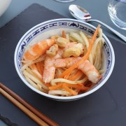 Salade de papaye verte aux crevettes
