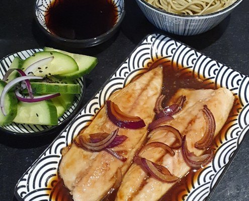 Filets de maquereaux sauce Teriyaki