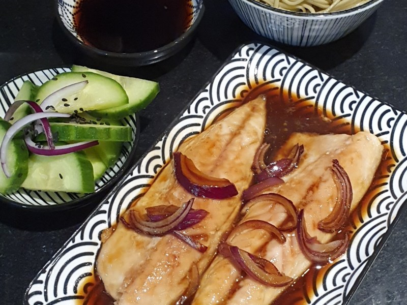 Filets de maquereaux sauce Teriyaki