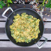 Courgettes sautées au curry