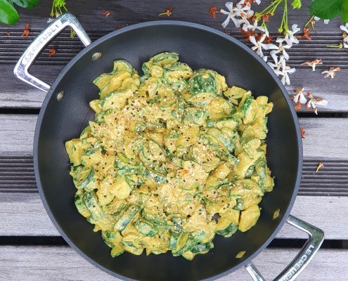 Courgettes sautées au curry