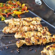 Brochettes de poulet au citron