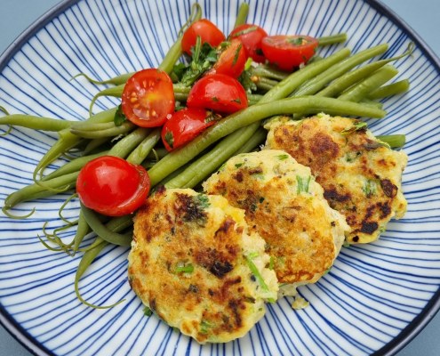 Croquettes de poisson aux herbes