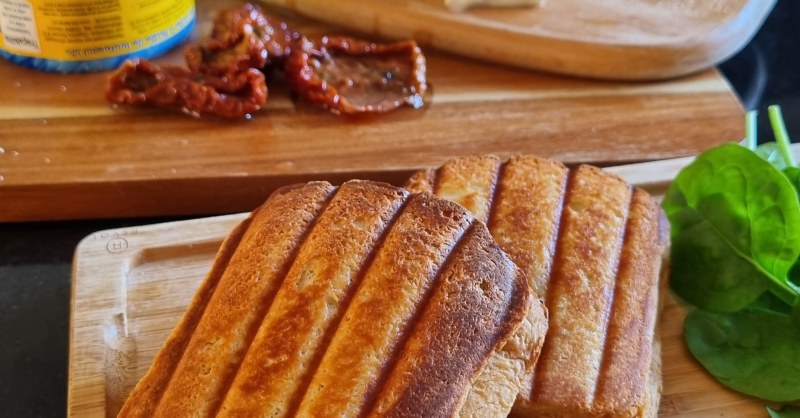Ma recette des croques monsieur au thon et à la mozzarella avec des tomates séchées
