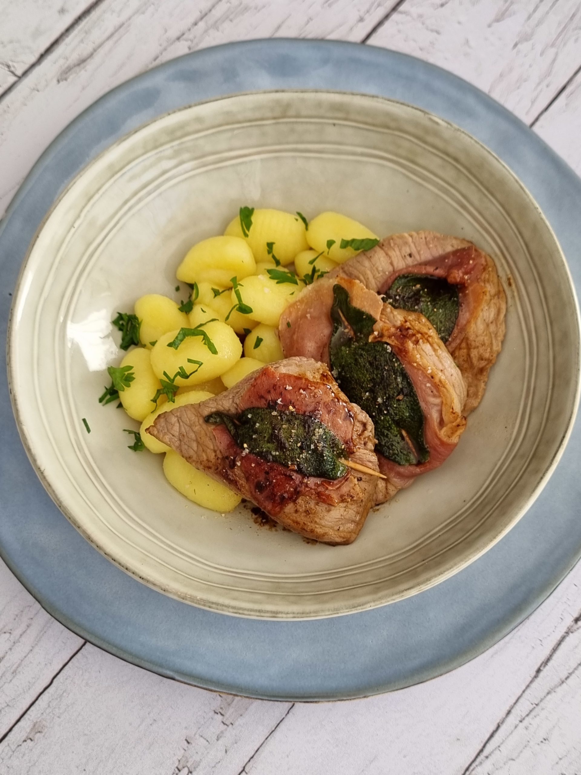Saltimboca d'escalopes de veau