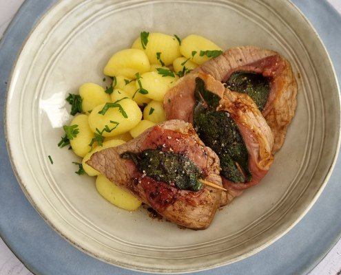 Saltimboca d'escalopes de veau