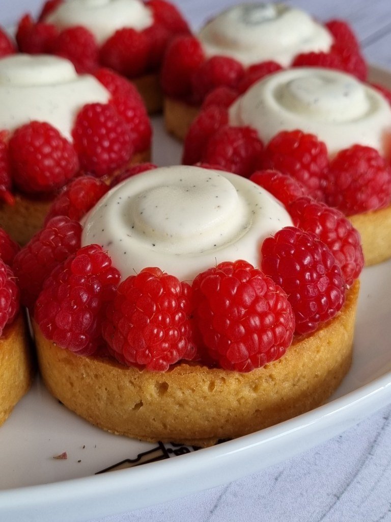 Tartelettes vanille framboise