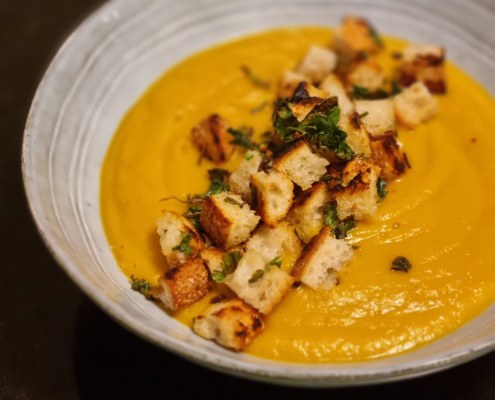 Soupe veloutée aux légumes de l'amap