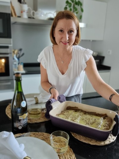 audrey cuisine crêpes aux champignons et épinards