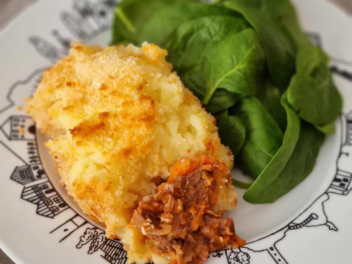 Que faire avec un reste de pot au feu ? Un hachis parmentier