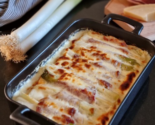 La recette du Gratin de Poireaux