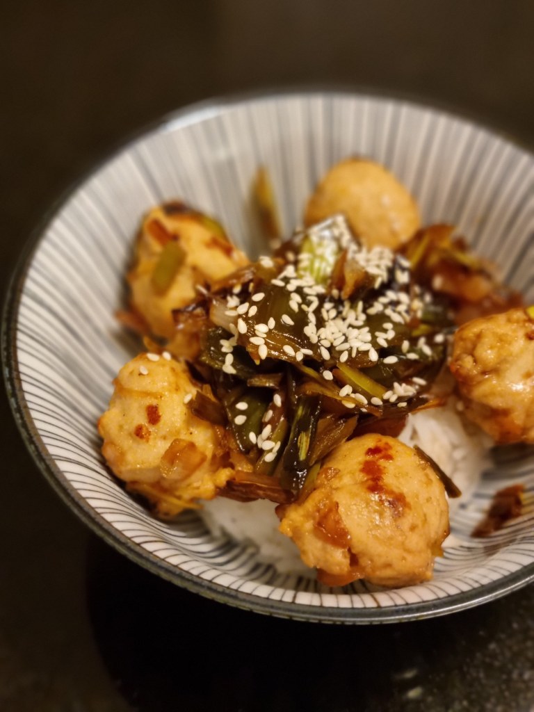 Boulettes de poulet caramélisées