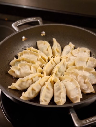 cuisson des gyoza