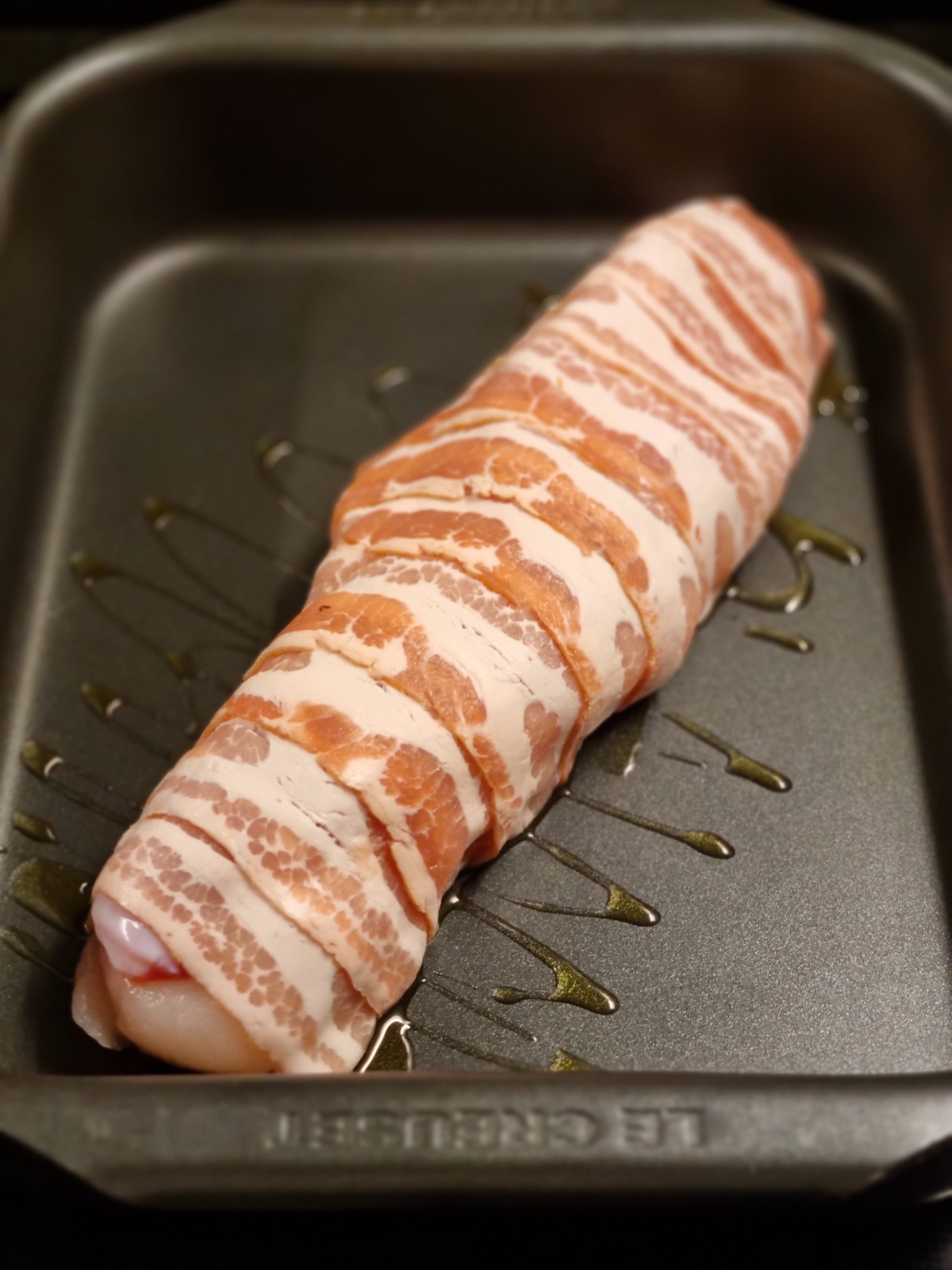 La recette facile du rôti de lotte au lard fumé | Audrey Cuisine