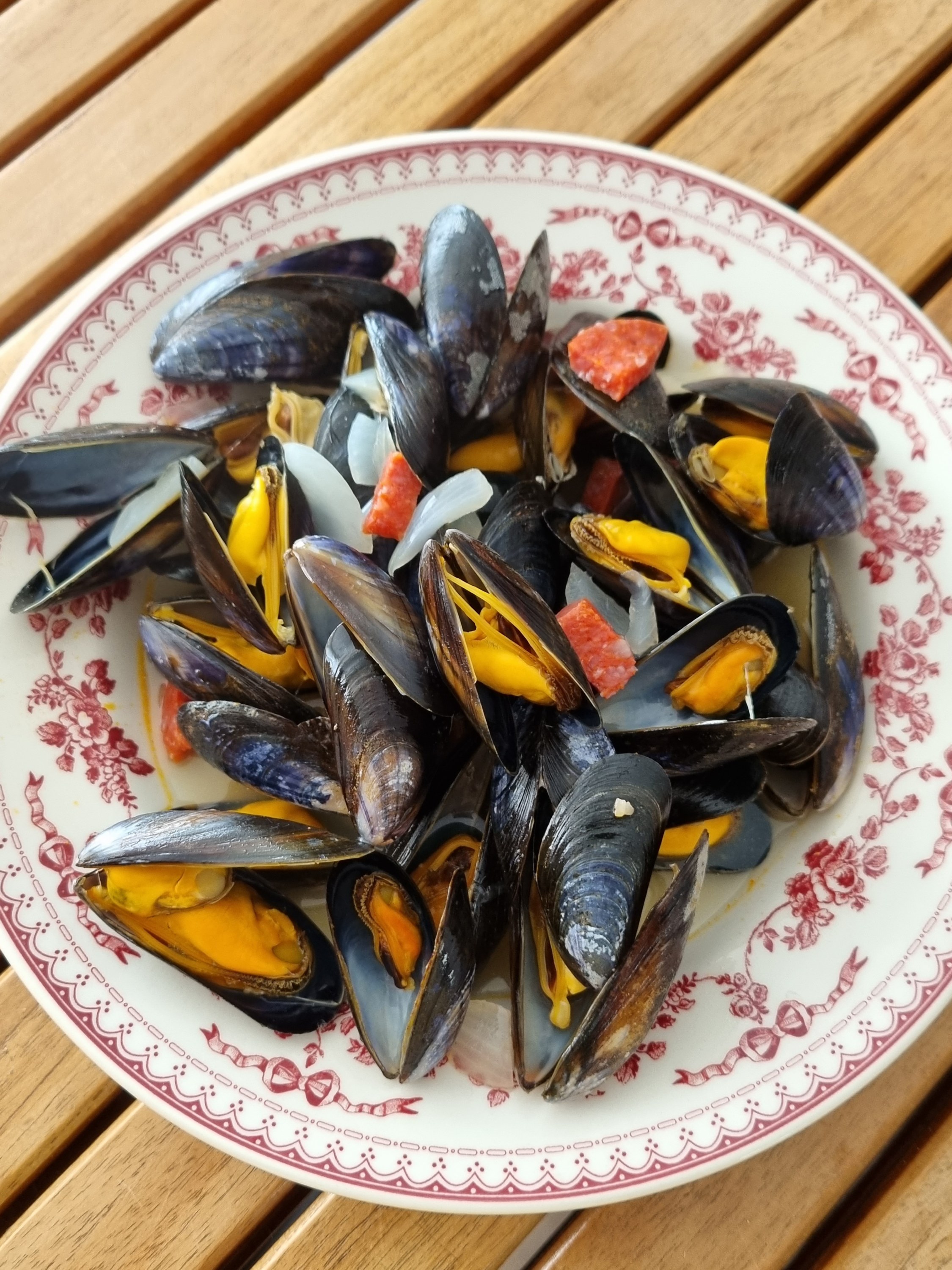 Moules au chorizo