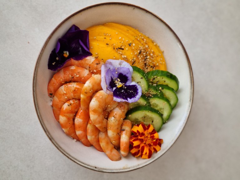 Poke-Bowl aux crevettes