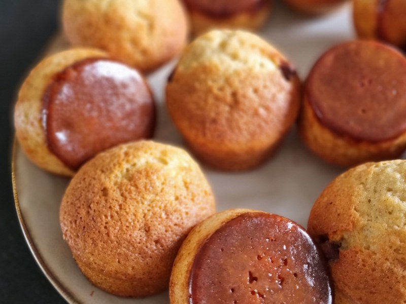 Muffins aux éclats de caramel au beurre salé