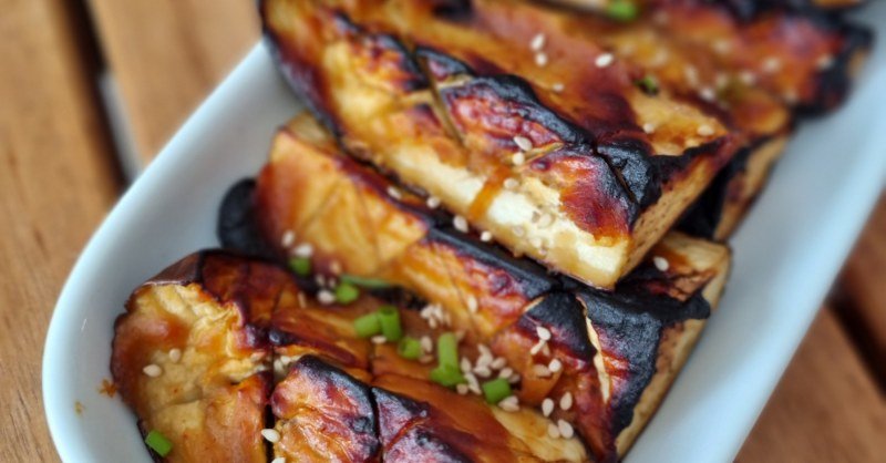 Aubergines au miso à la Japonaise