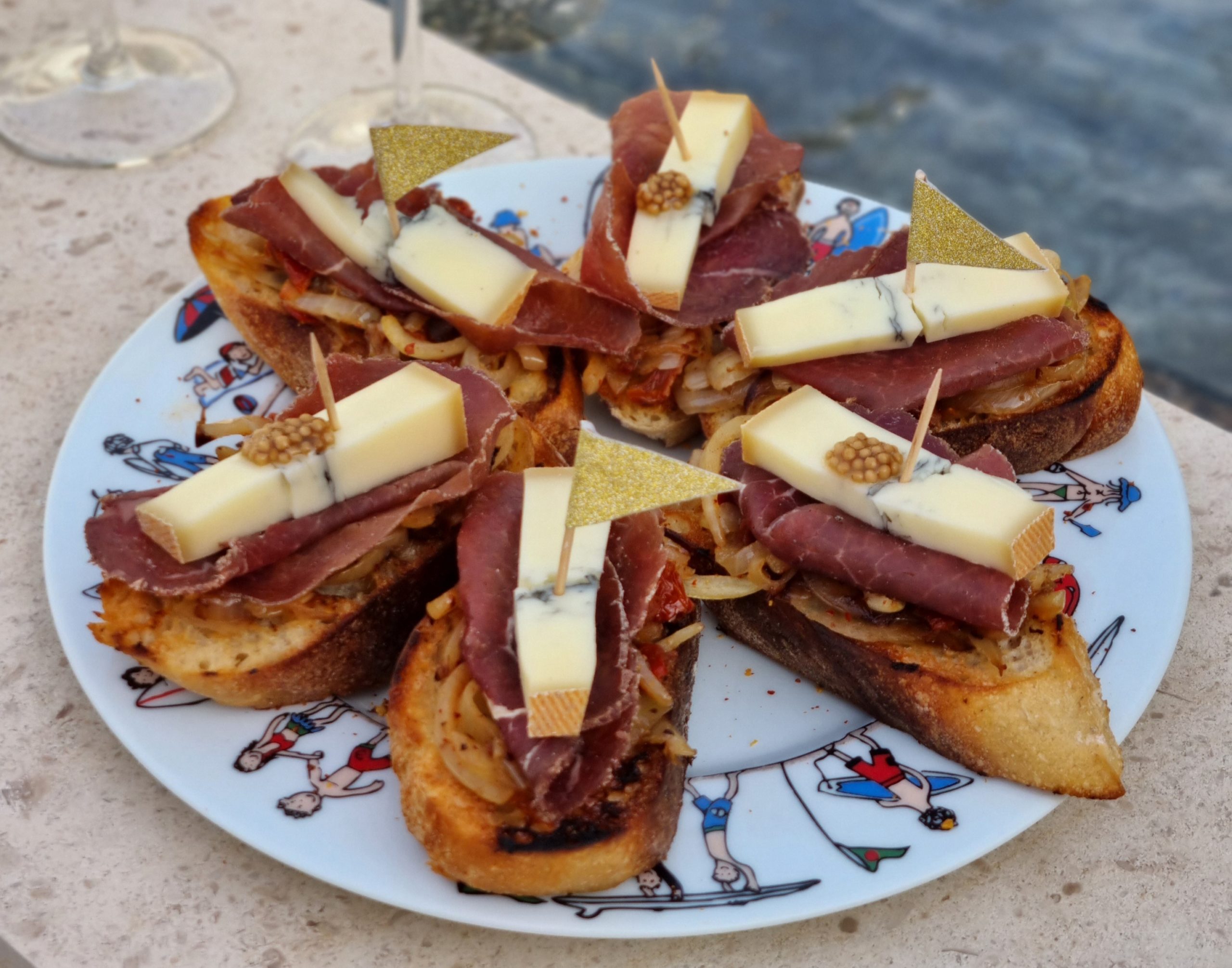 Pinxos au Morbier