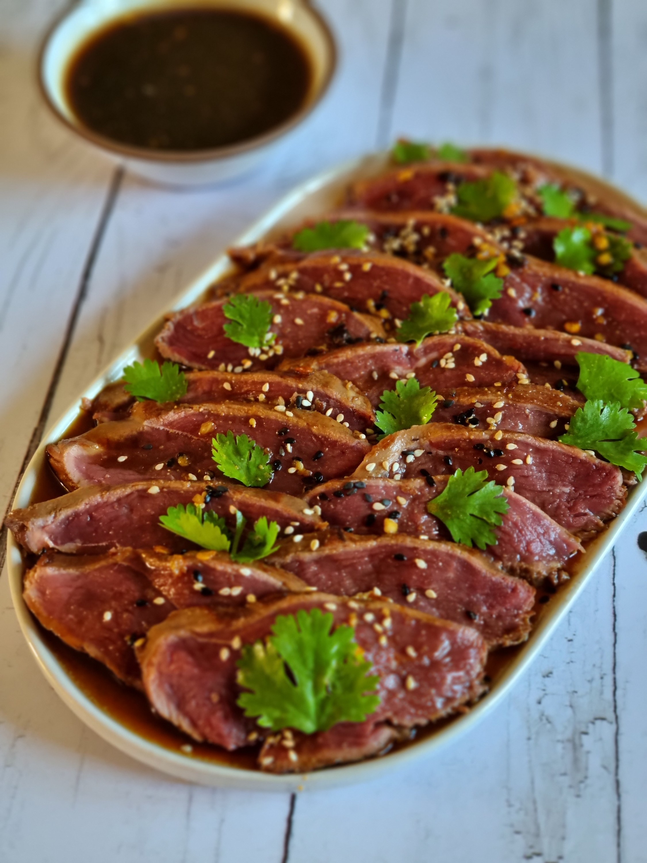 Tataki de magret de canard