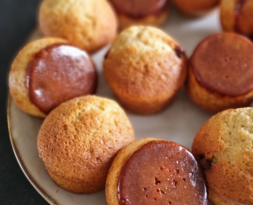 Muffins aux éclats de caramel au beurre salé