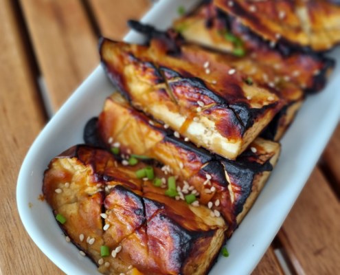 Aubergines au miso à la Japonaise