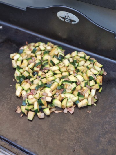 cuisson des courgettes à la plancha