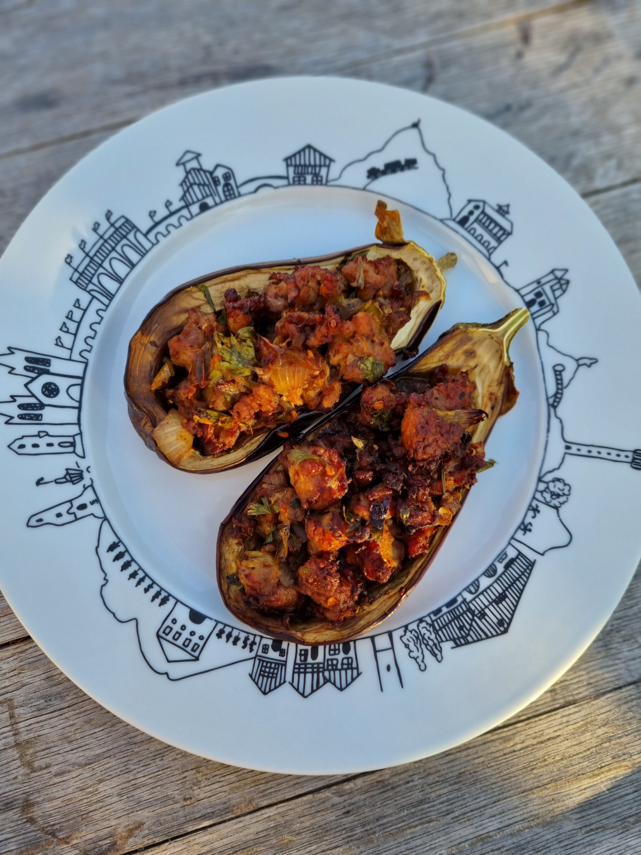 Aubergines farcies