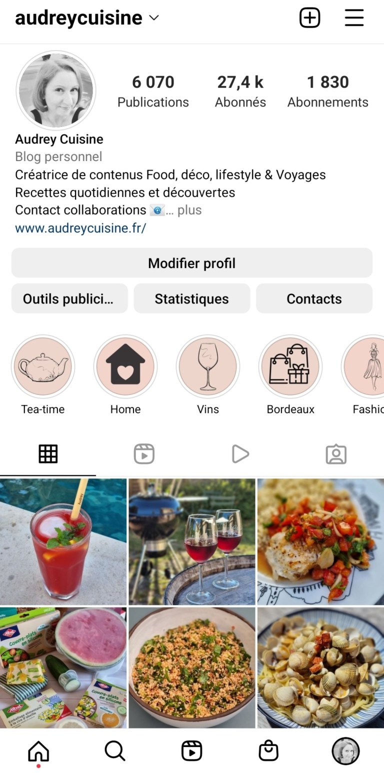 Audrey Cuisine Instagram