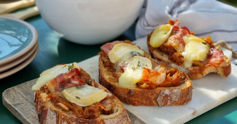 Tartines au Rocamadour