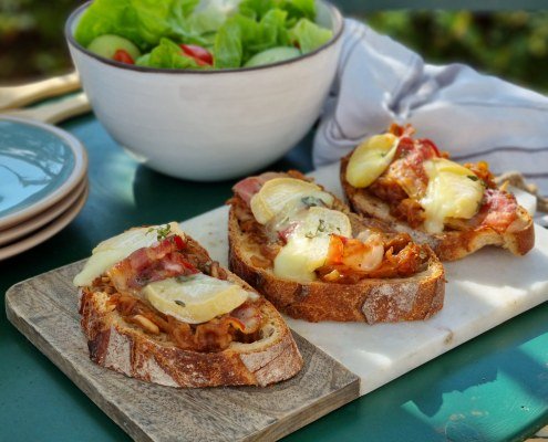 Tartines au Rocamadour
