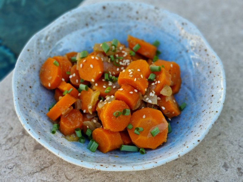 Carottes au miel et cumin