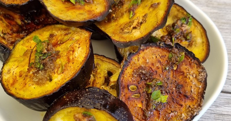 Aubergines rôties, aux anchois et à l'Origan de Ottolenghi