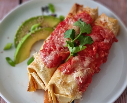 enchiladas végétariens