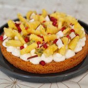 Tarte aux fruits exotiques