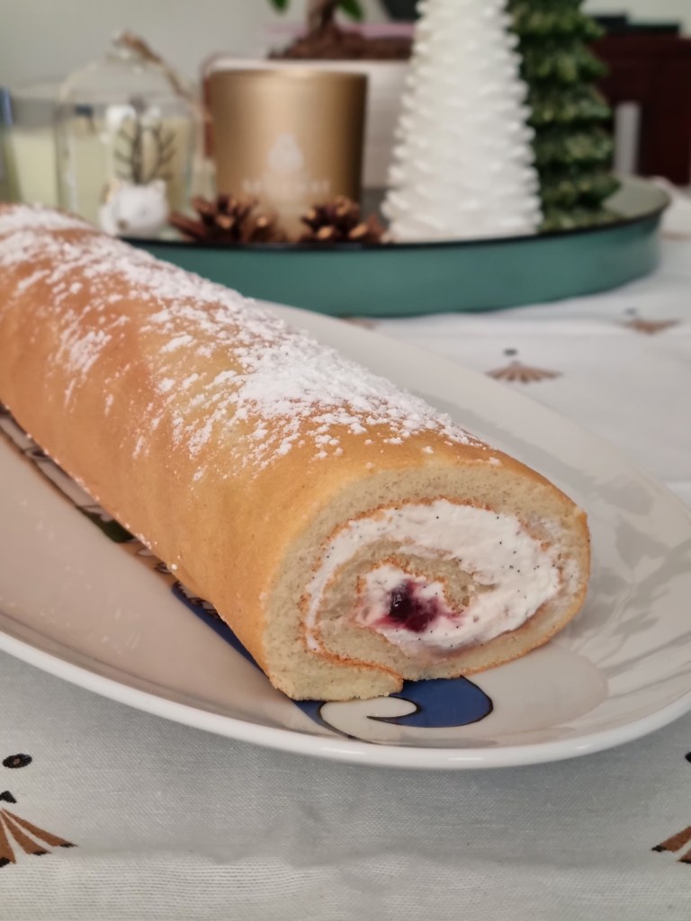 Bûche de Noël Vanille Et Marrons