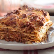 Lasagnes à la bolognaise aux cèpes