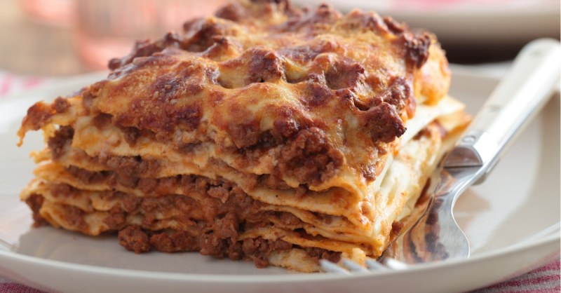 Lasagnes à la bolognaise aux cèpes