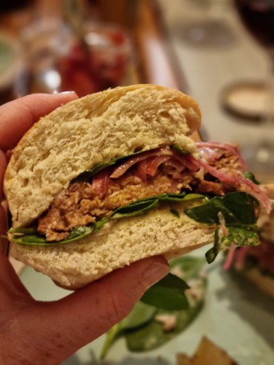 Les burgers végétariens haricots rouges et champignons