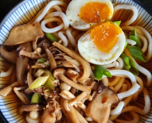 Nouilles Udon Champignons