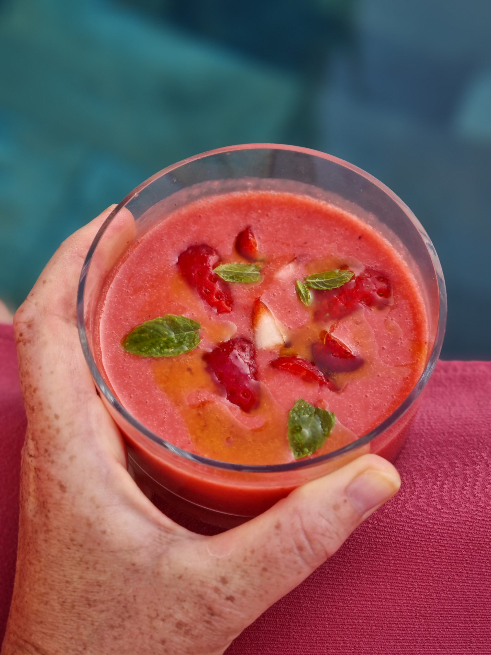 Soupe de fraises, un dessert ultra frais et léger pour l’été