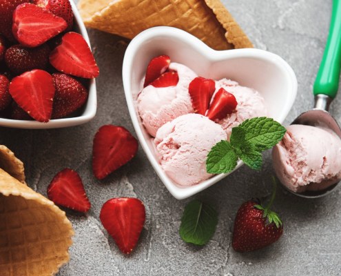 La meilleure recette de glace à la fraise maison