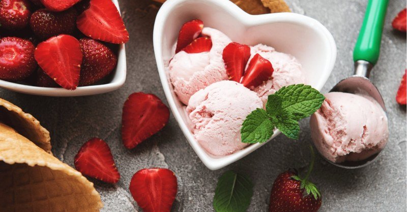 La meilleure recette de glace à la fraise maison