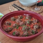 Tajine de Keftas aux poivrons