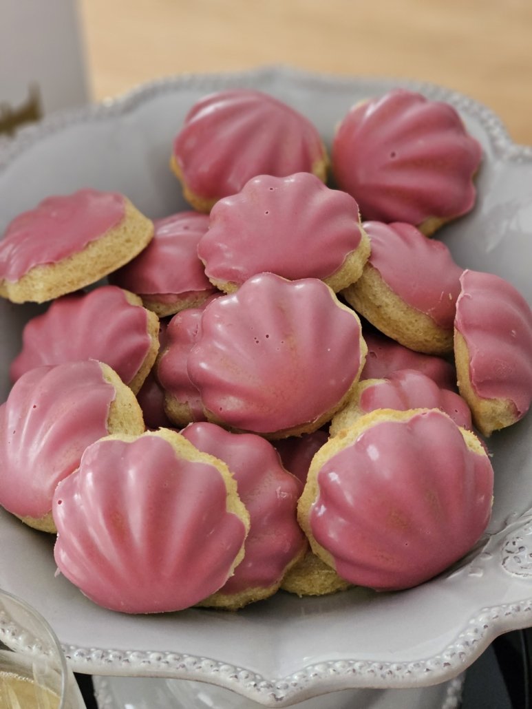 La recette des Madeleines en coque de chocolat Ruby