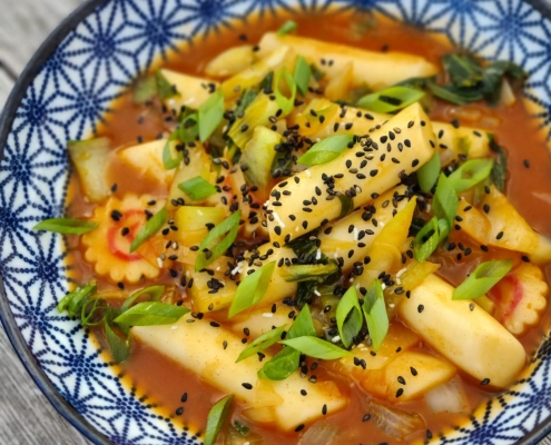 Recette Coréenne Tteokbokki en sauce