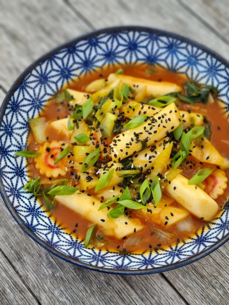 Recette Coréenne Tteokbokki en sauce