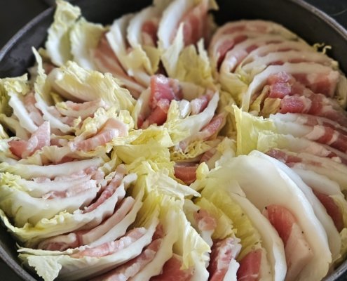 Mille feuille nabe japonais