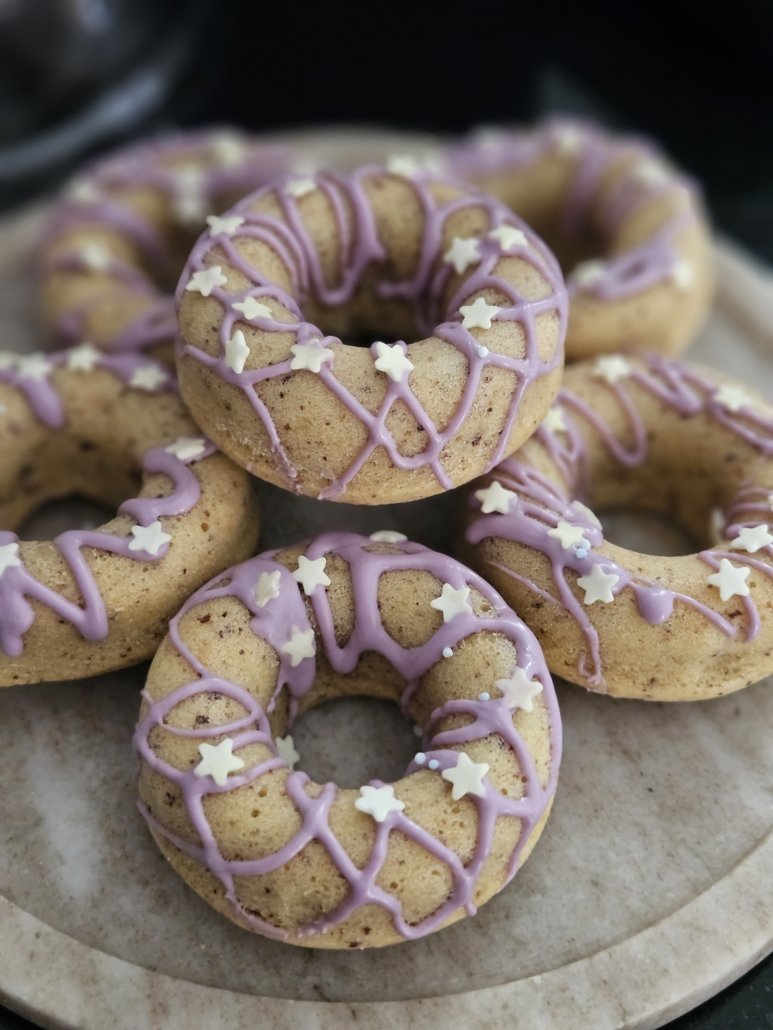 Donuts au four amandes citron pour mardi gras