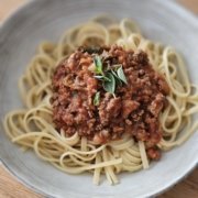 La meilleure recette des linguines à la Bolognaise
